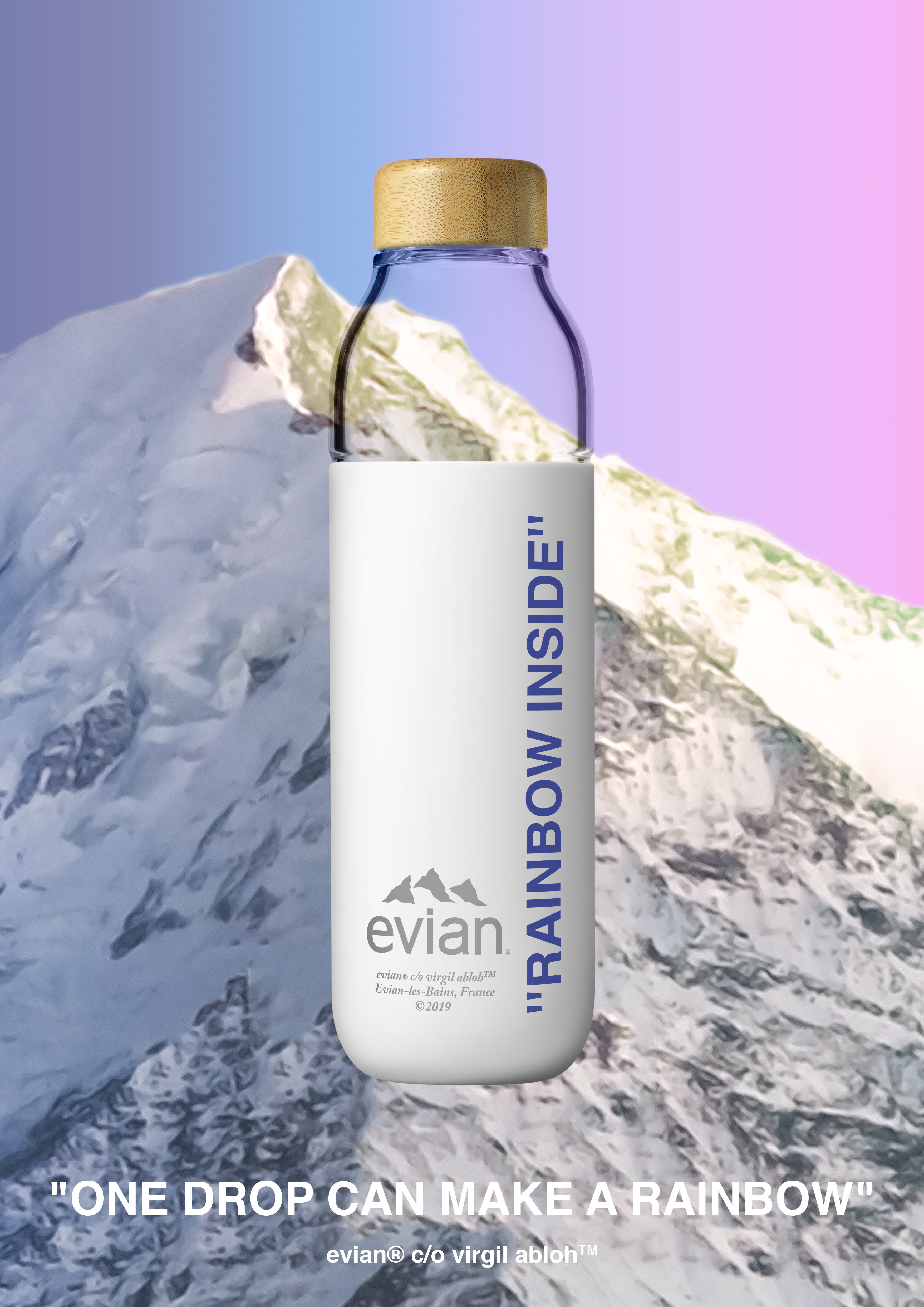 evian off white