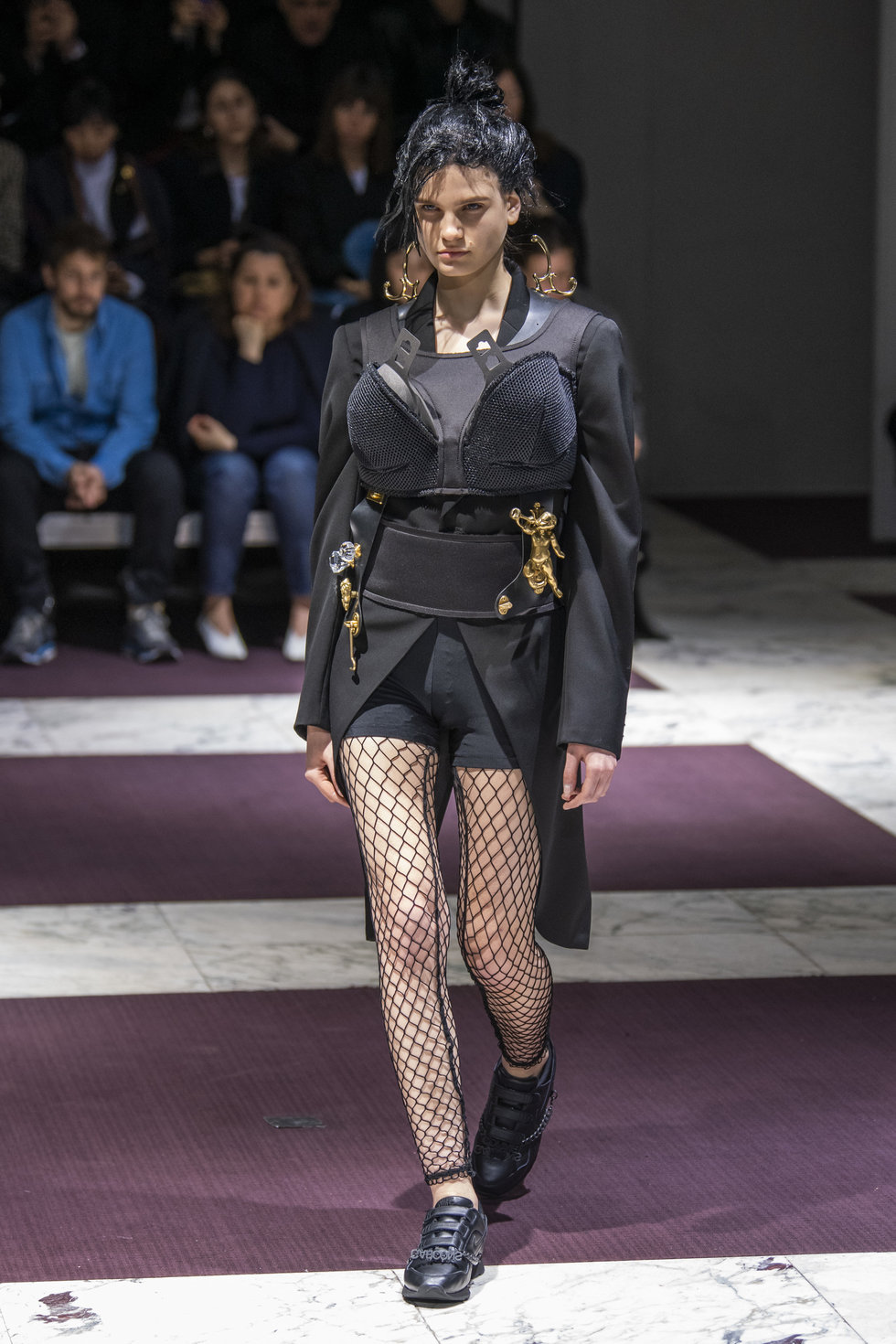 Comme des Garçons' Shadowy Armor at Paris Fashion Week - PAPER