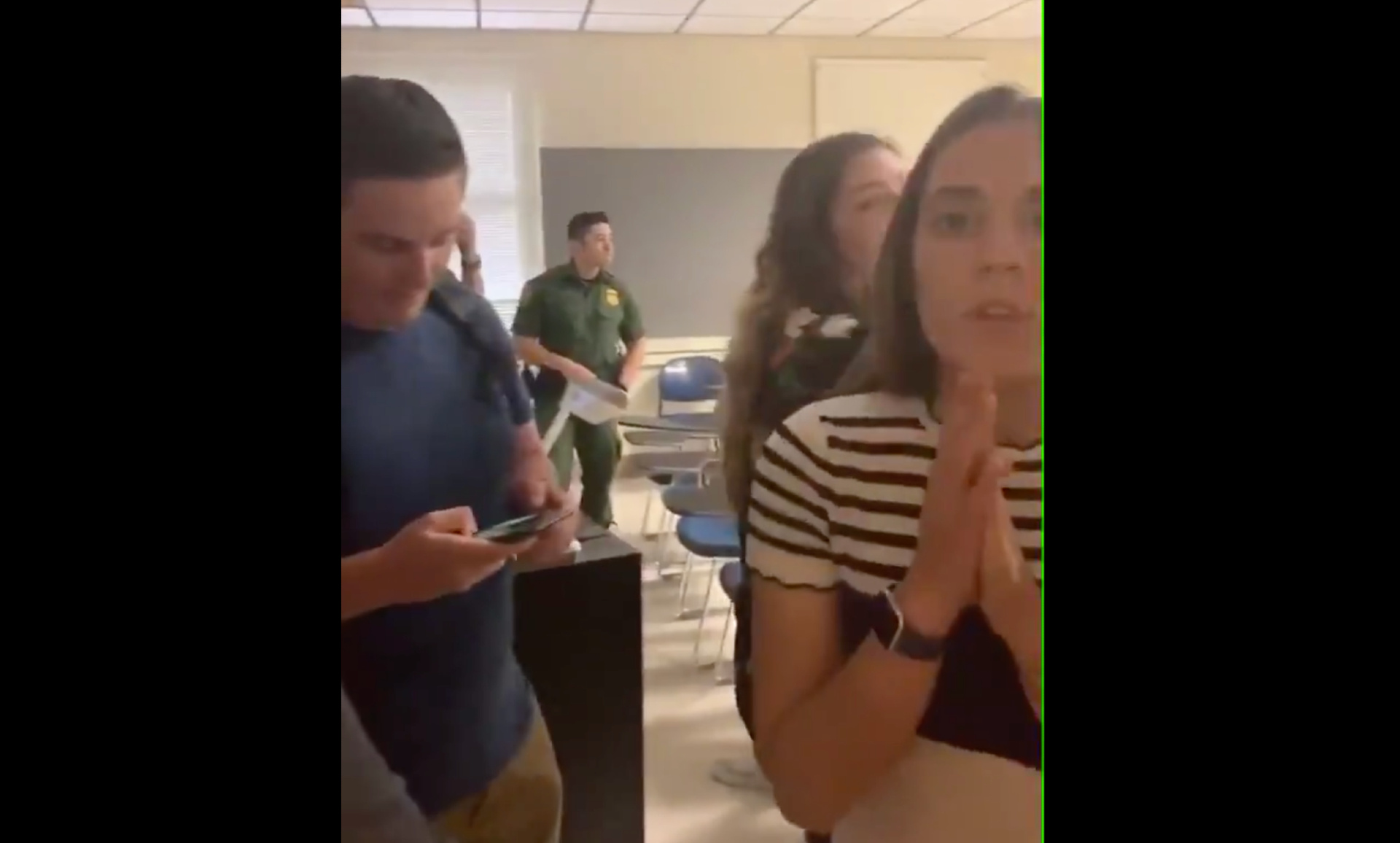Image result for WATCH: Border Patrol Agents Harassed By Arizona Students: 'Murder Patrol,' 'Extension Of KKK'