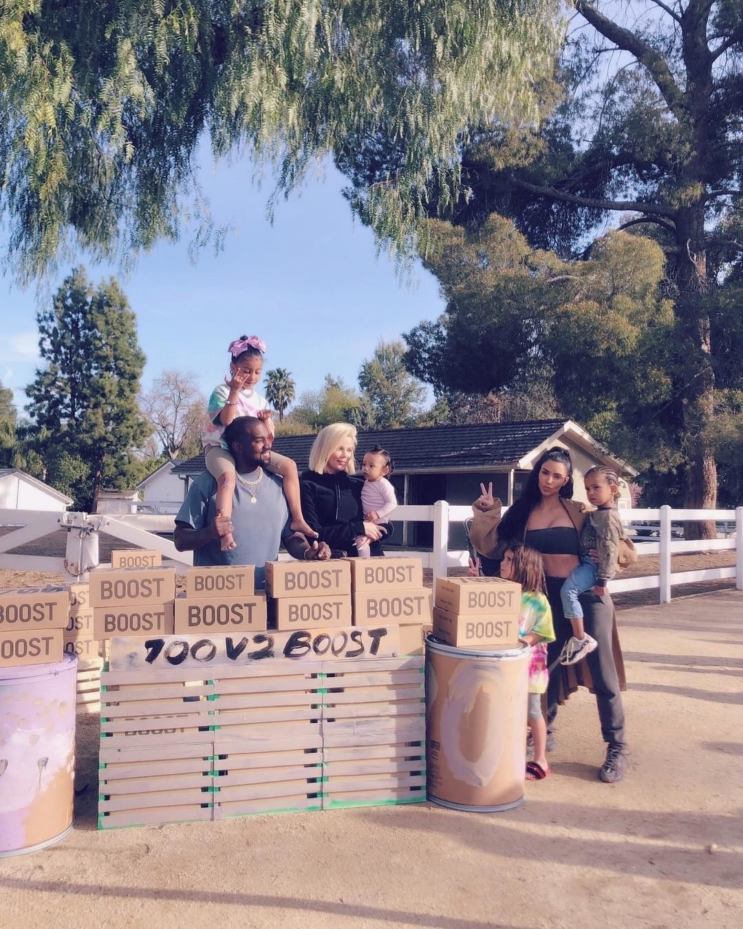 yeezy pop up lemonade stand