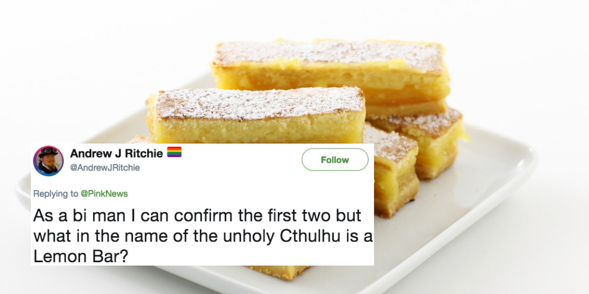 Apparently The Has Decided That Lemon Bars Are The Official