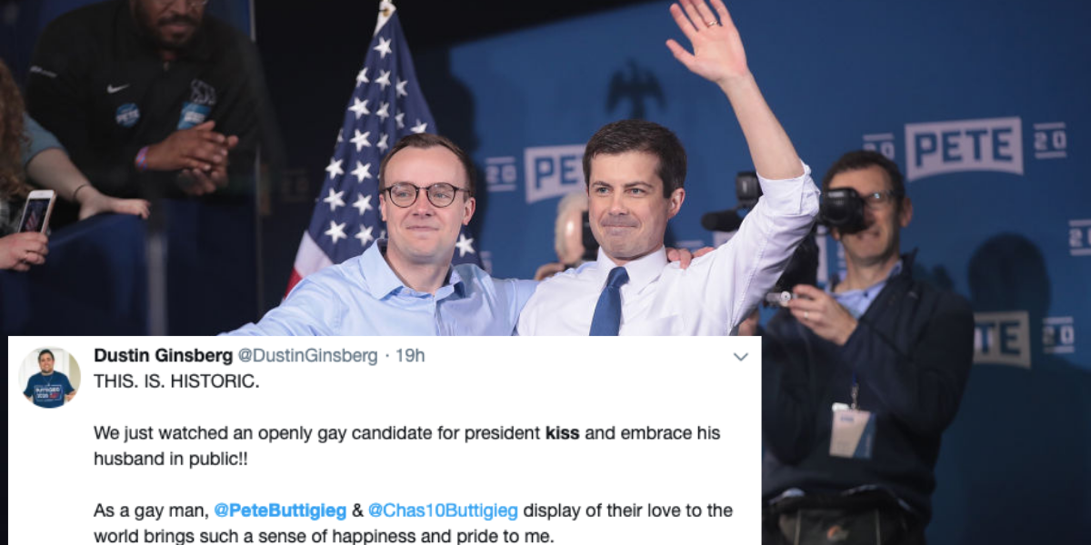 Pete Buttigieg Kissed His Husband After Announcing His Candidacy For ...