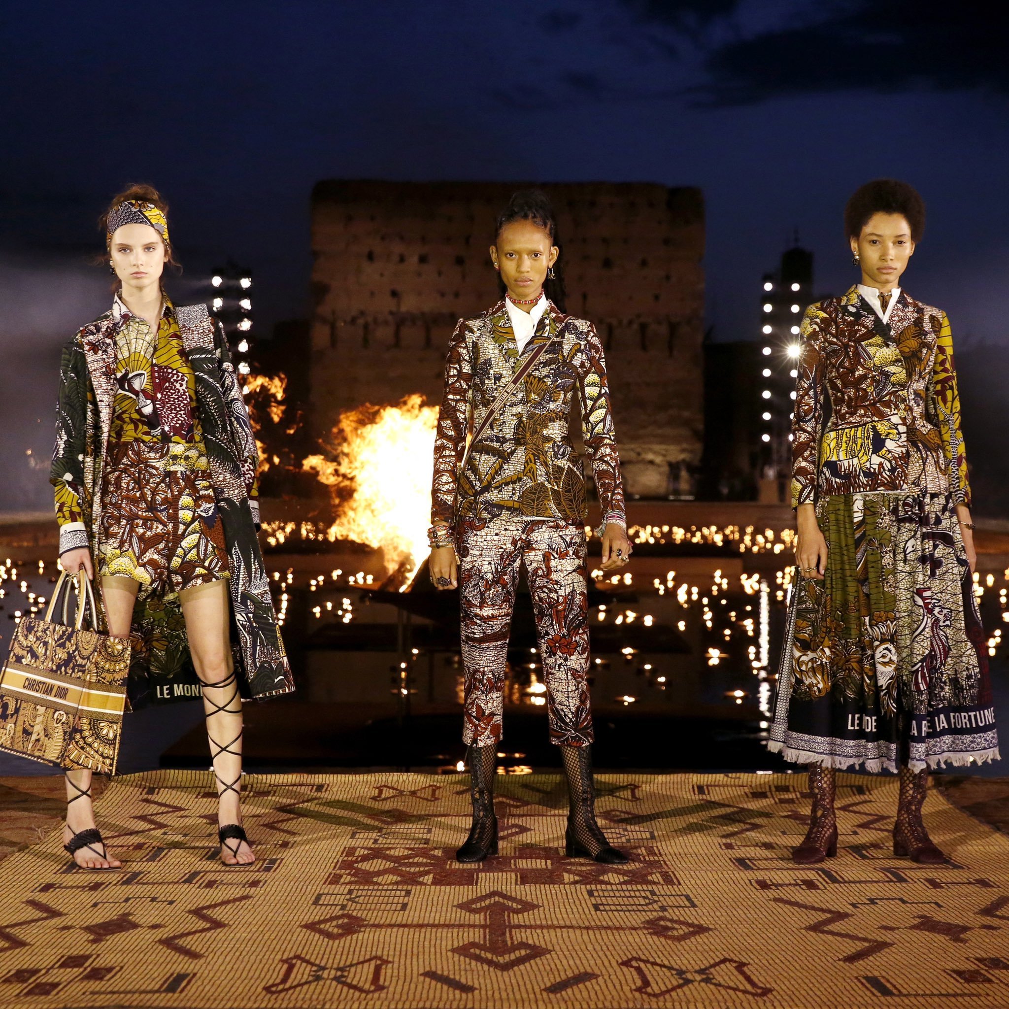 dior african print