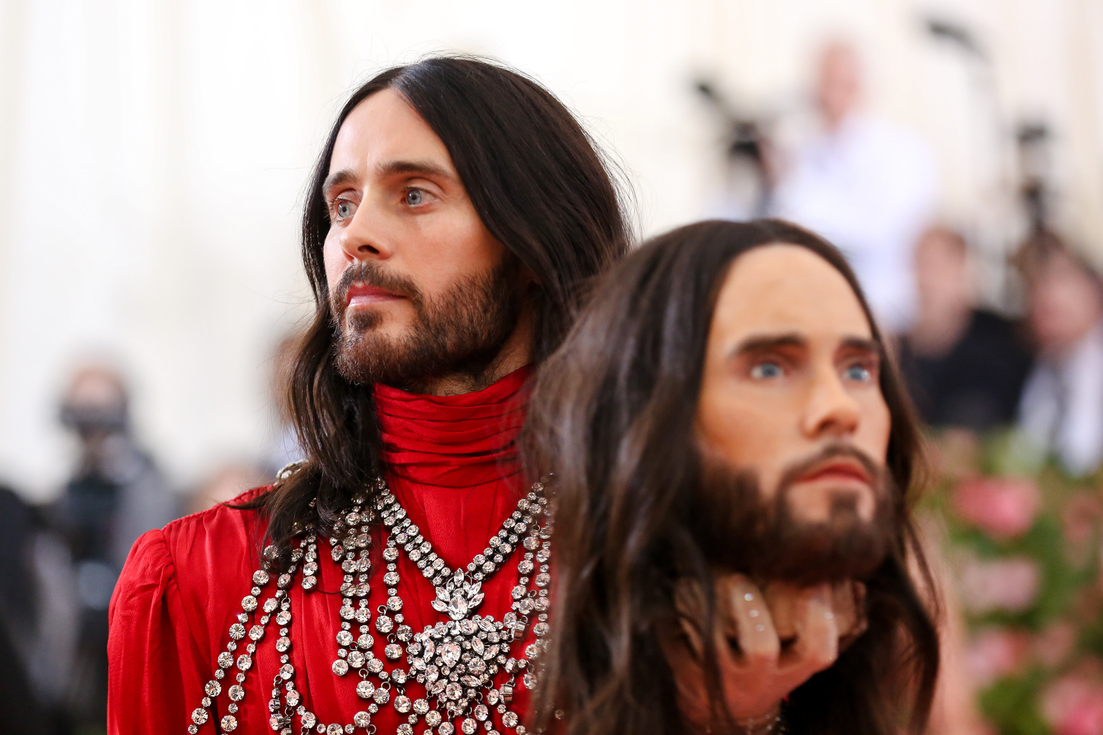 Jared Leto Brought His Own Severed Head To The 2019 Met Gala Paper