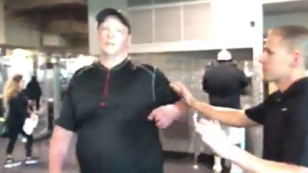 Journalist says man from violent Antifa rallies dumped liquid on him at gym, stole his phone