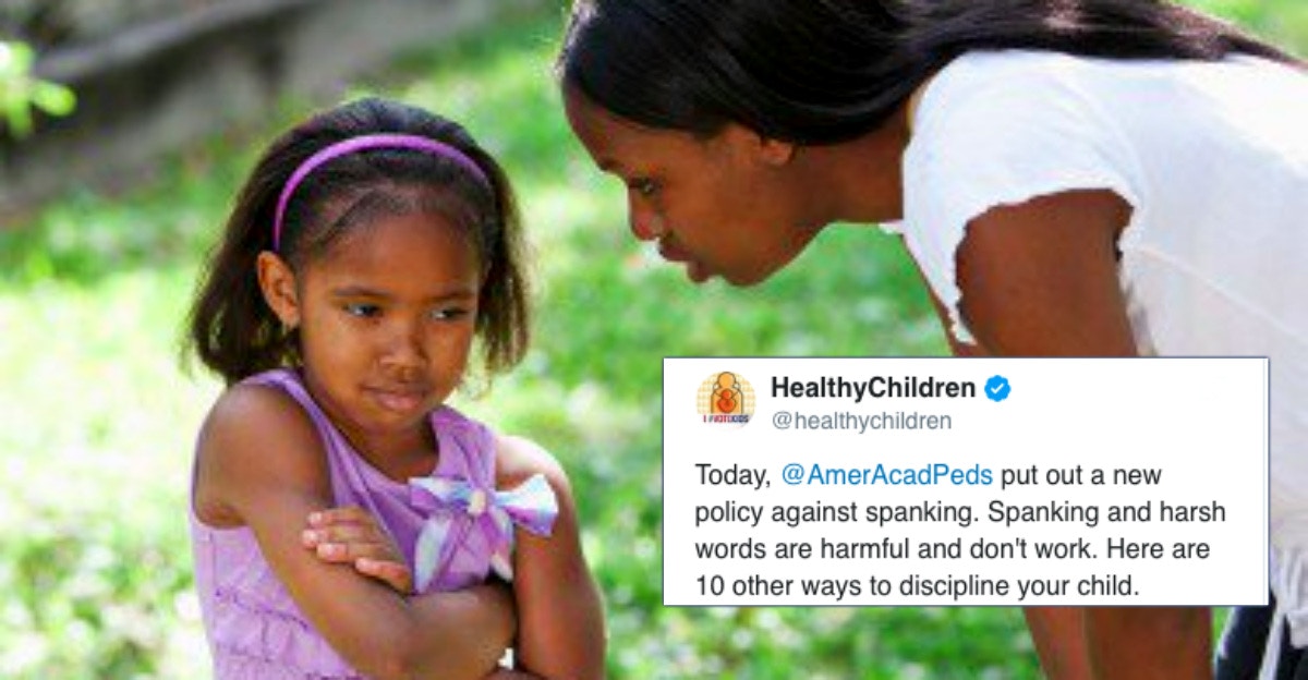 Pediatricians have just declared that spanking under any ...