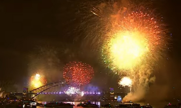 Capodanno fuochi artificio Sydney