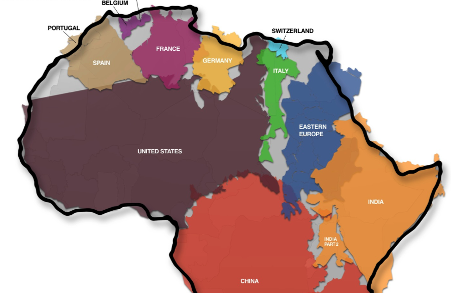 You Have No Idea How Big Africa Really Is But This Map Does Good