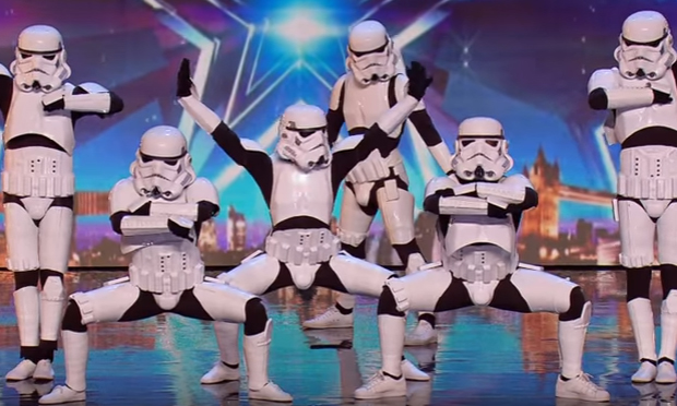 Britains Got Talent danza Stormtrooper