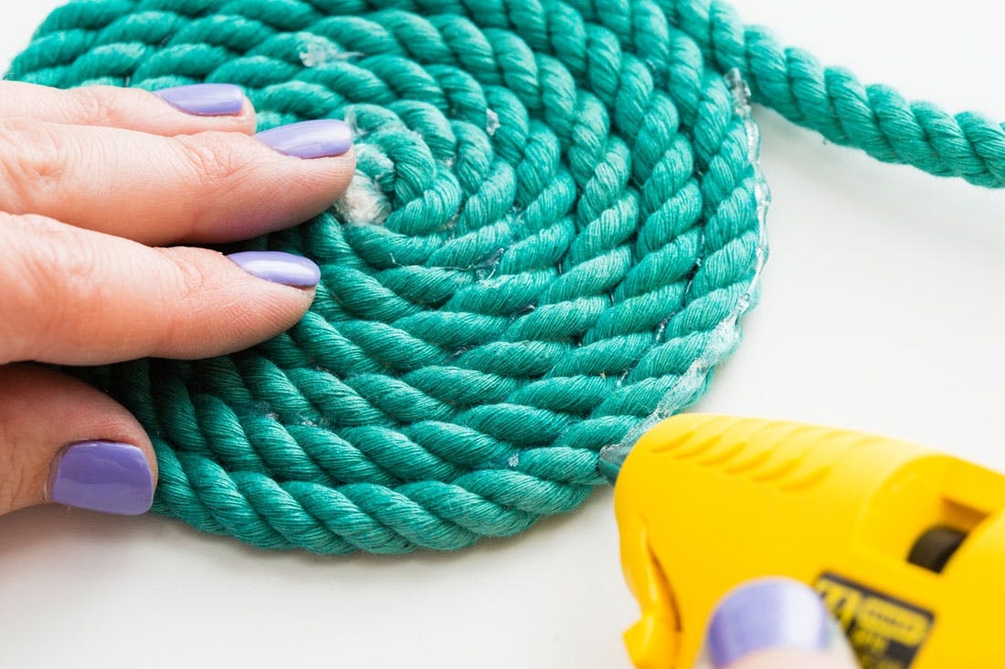 How to Make Beautiful No-Sew Rope Bowls - Brit + Co