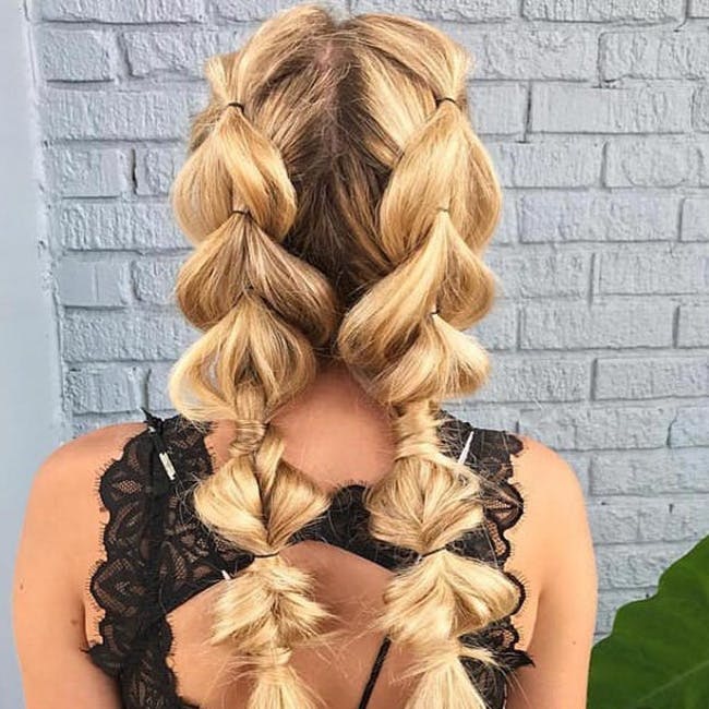 9 Bubble Braids That Ll Have You Reaching For Your Hair Ties Brit Co