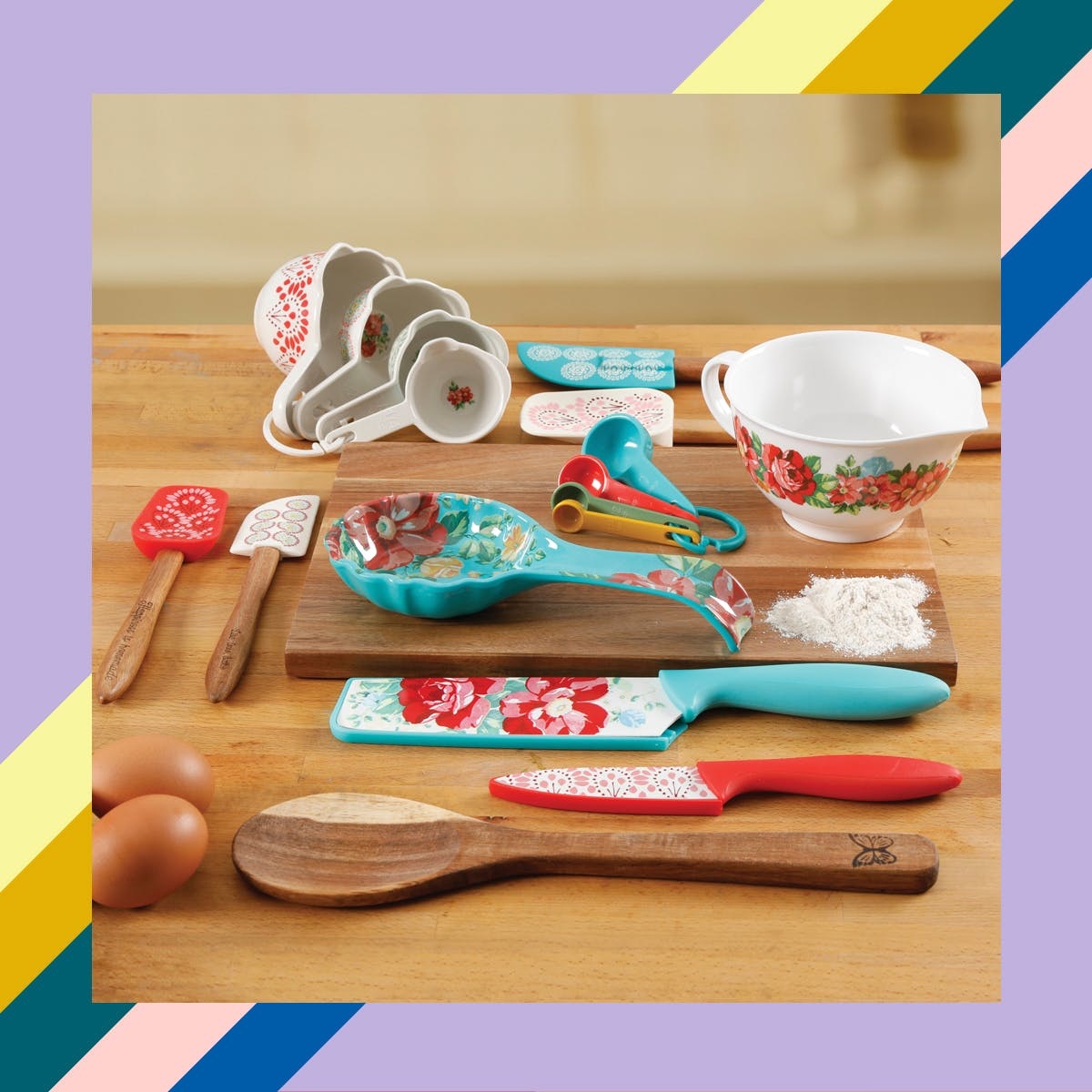 Pioneer Woman Disposable Kitchen Utensil Sets