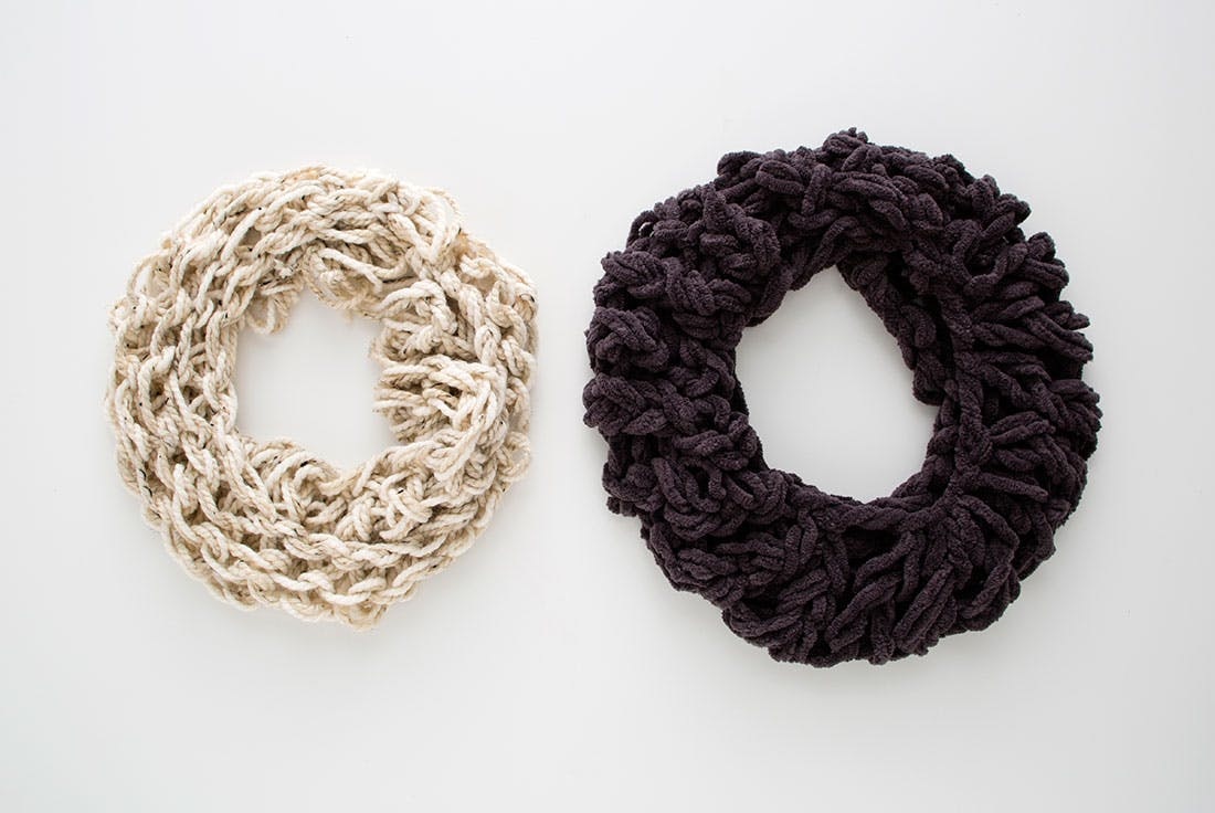 How To Knit A Scarf In Under 30 Minutes
