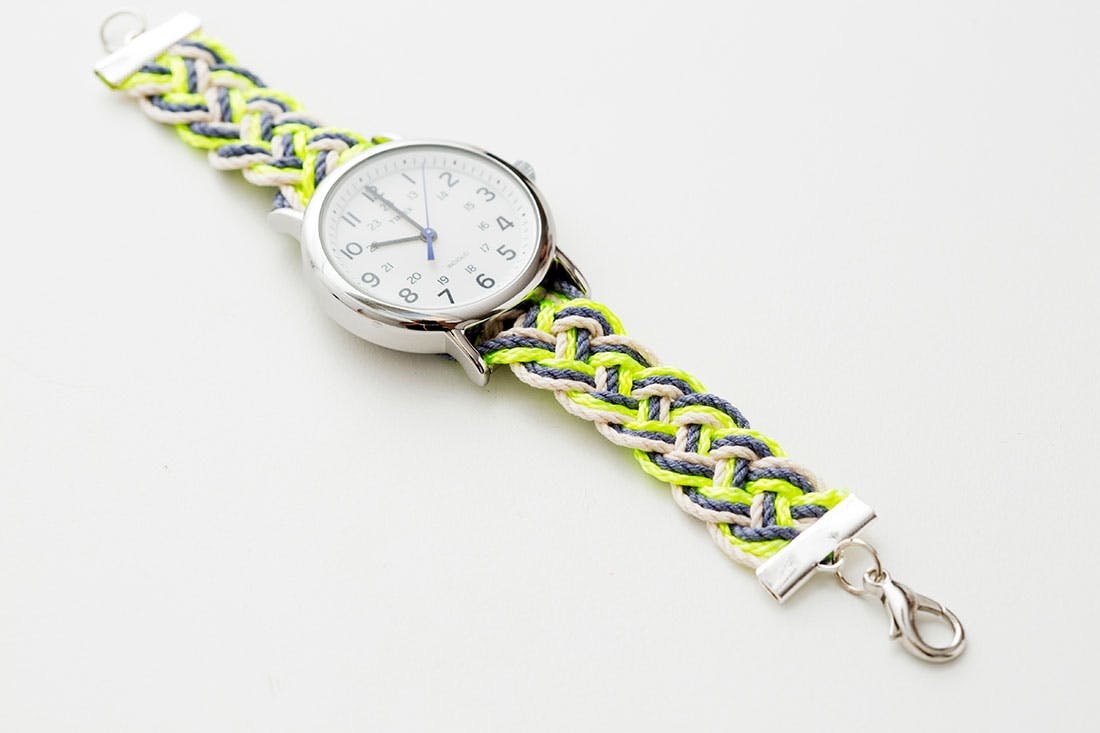Wrapped Up In Rainbows: Guest Post - DIY Braided Watch Strap