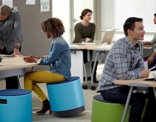 Ongo balance stool, active sitting at work/active working