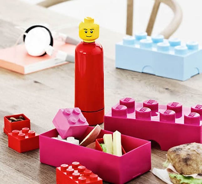 LEGO Lunchbox with Handle Bright Red 