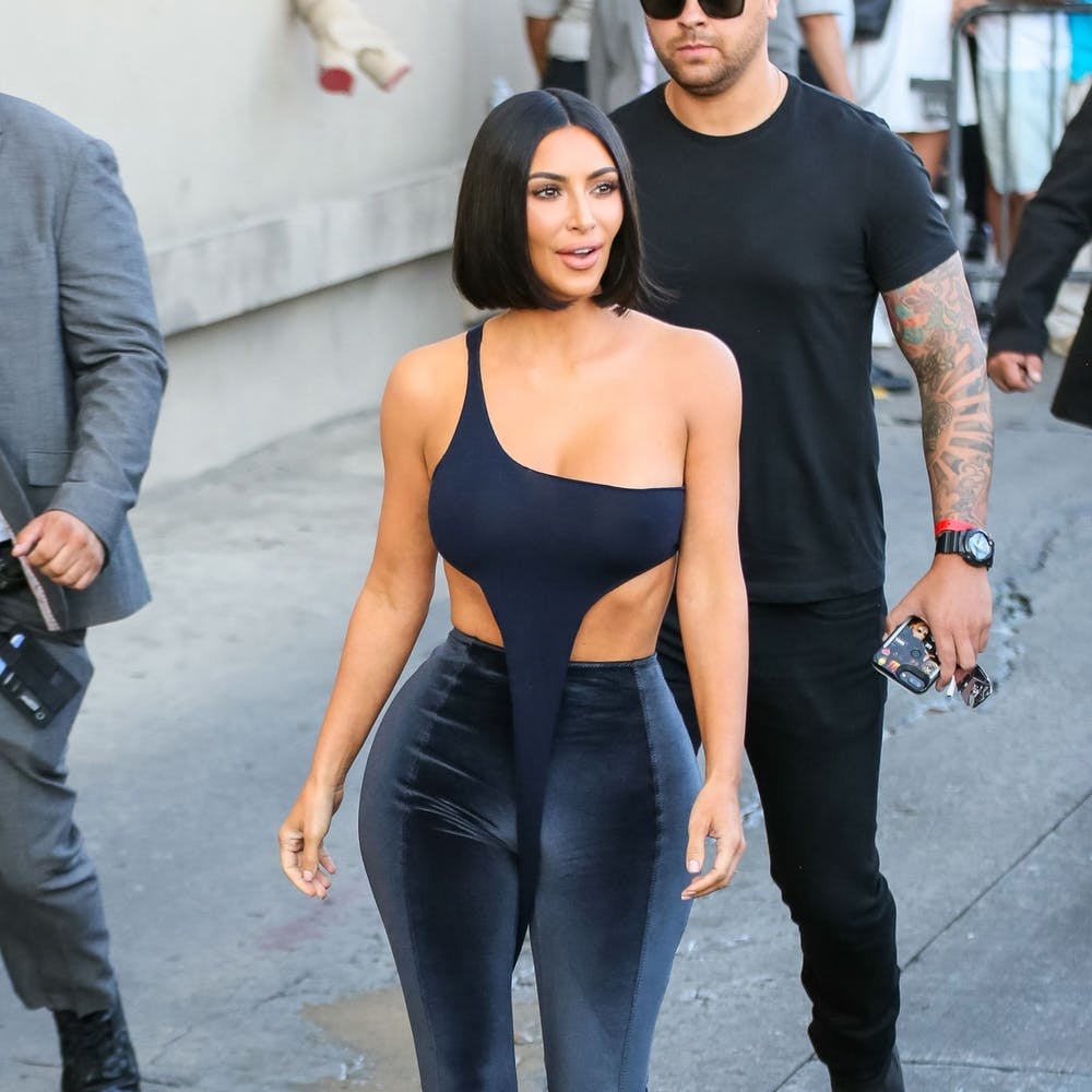 Kim Kardashian West's Latest Outfit Takes Velour to a Whole New