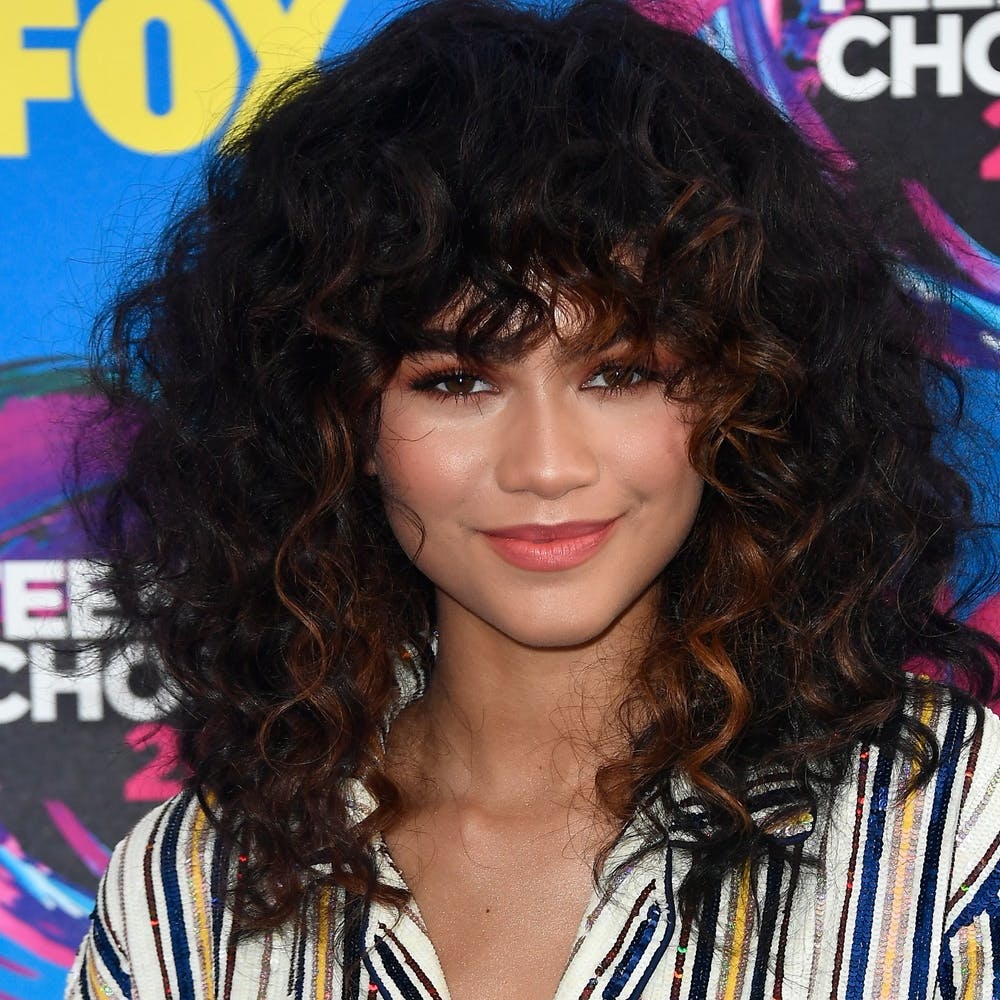 Zendaya Got Bangs and Dyed Her Hair a Lighter Color
