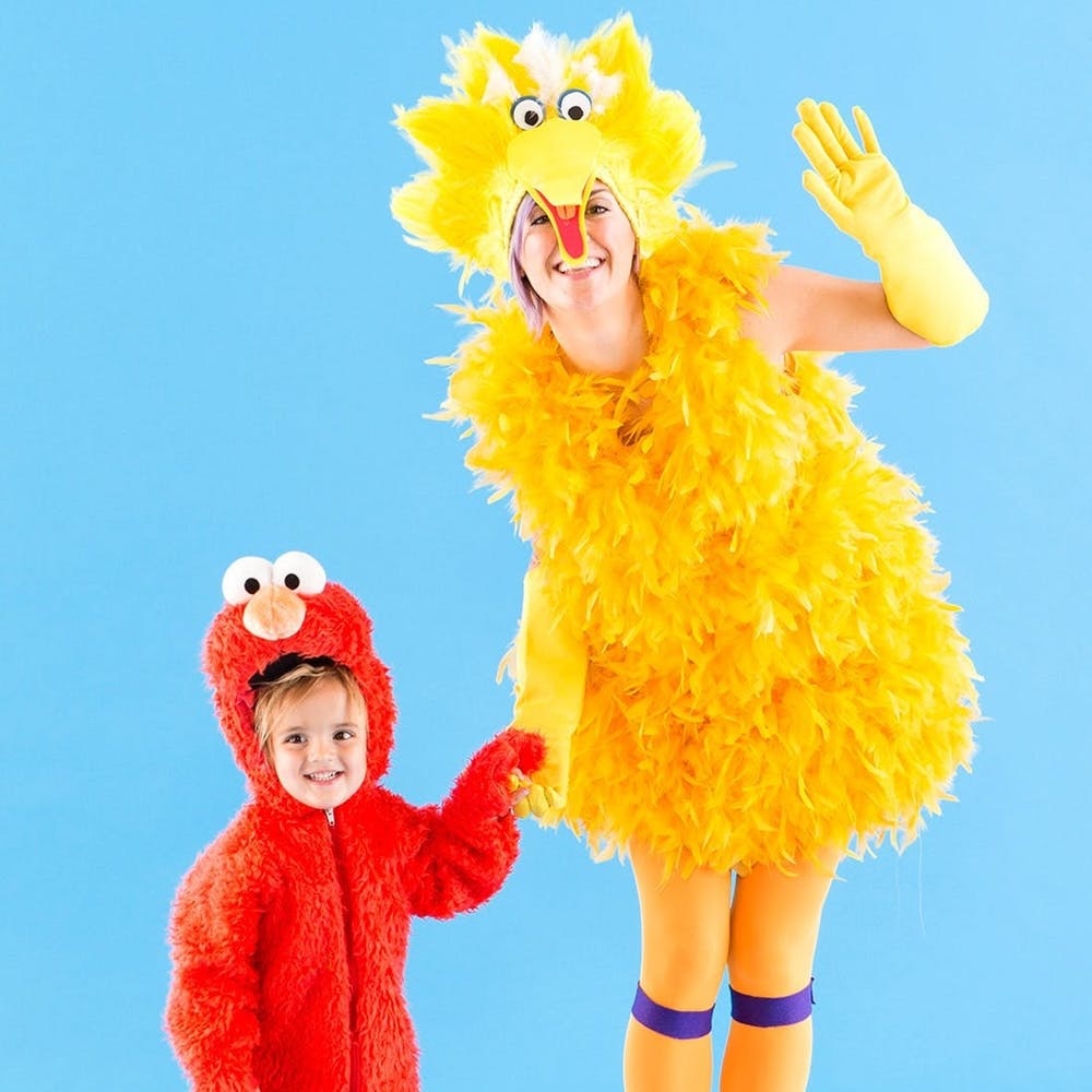 Sesame Street BIG BIRD Boys' Fuzzy Costume Hoodie 