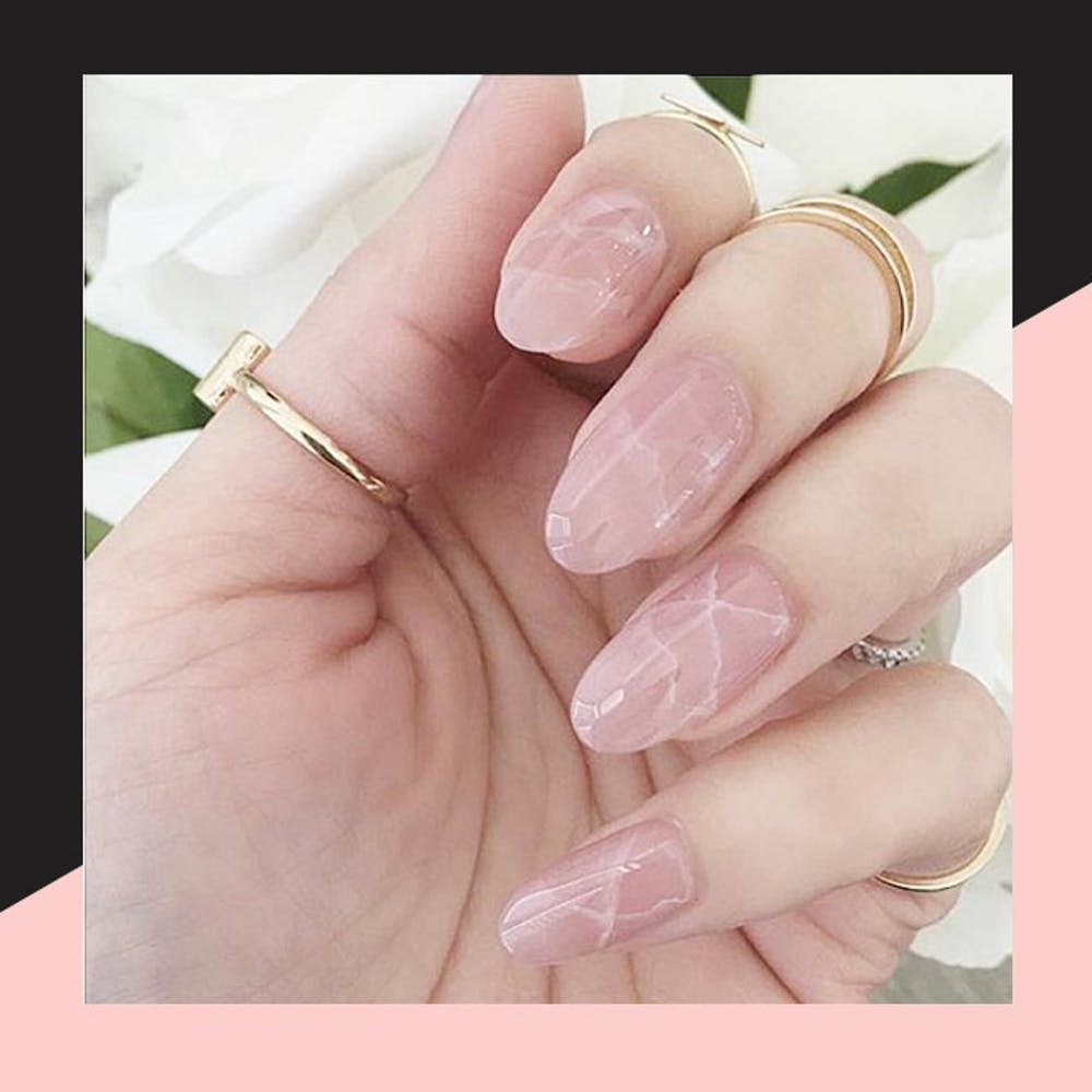 This Nail Art Trend Is Made for Rosé Drinkers - Brit + Co