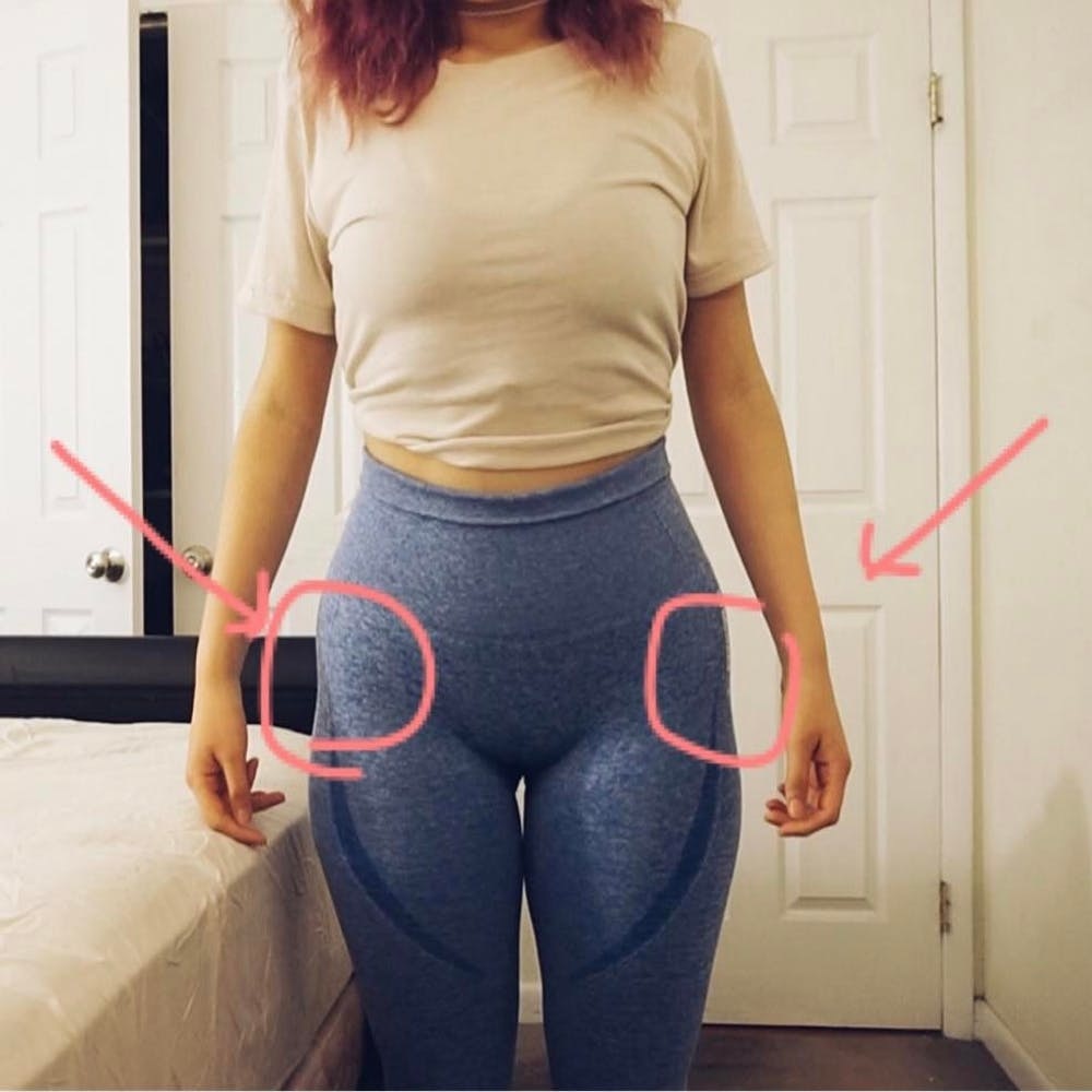 This fitness blogger wants you to love your 'hip dips