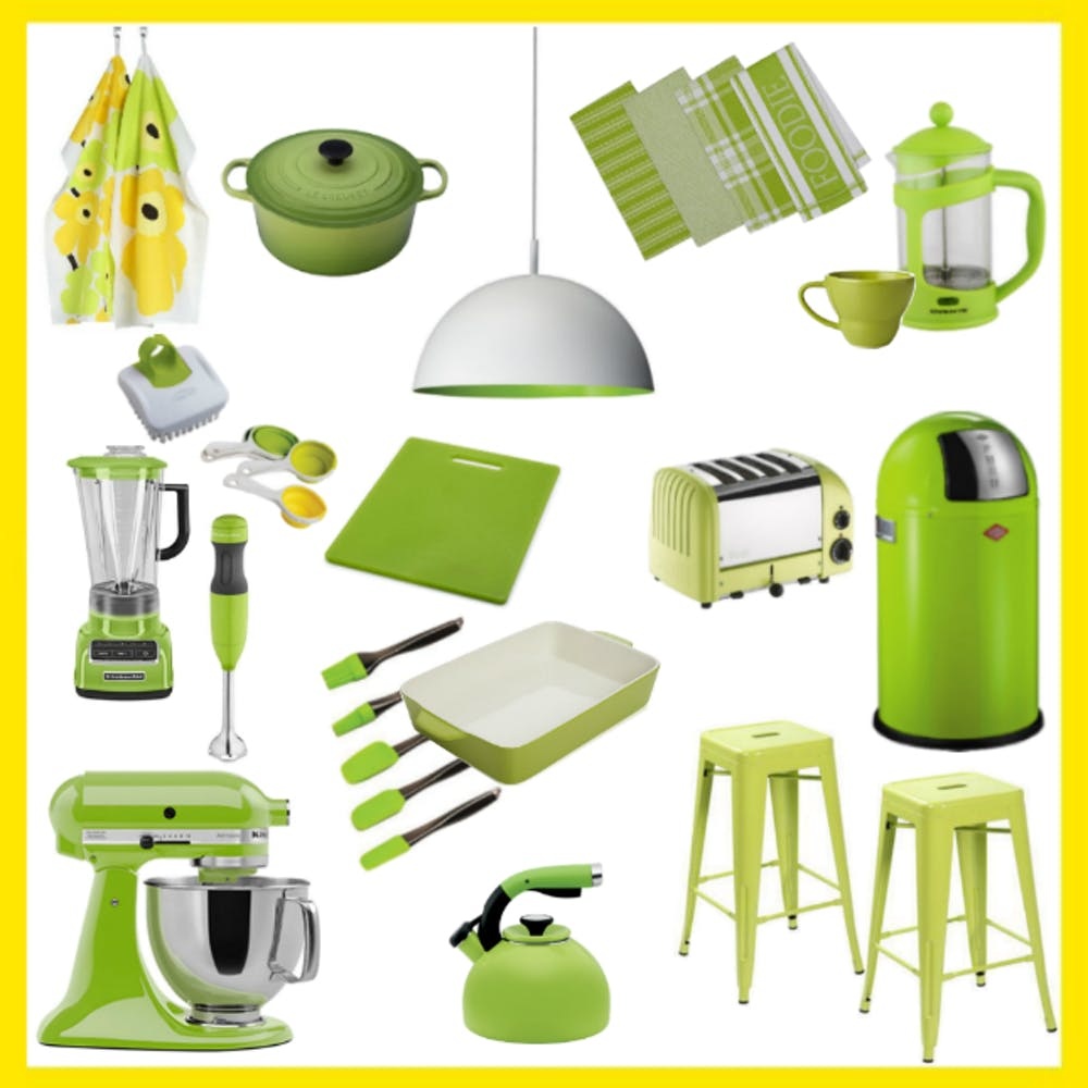 18 Kitchen Accessories That Will Inject a Pop of Pantone *Greenery