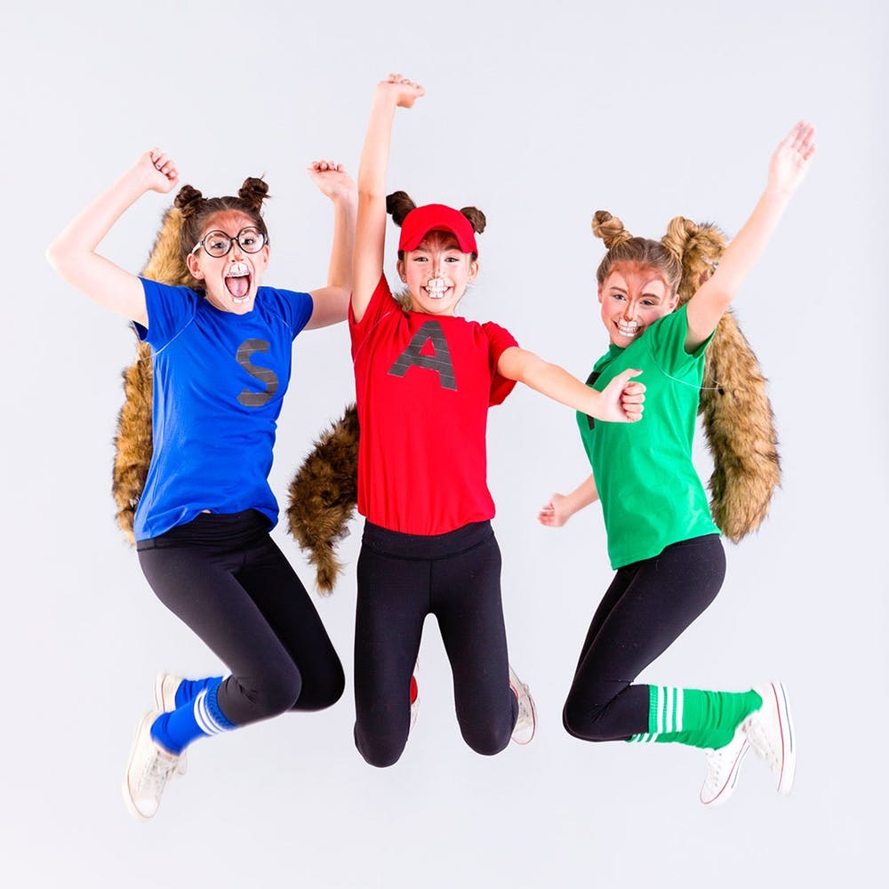 DIY Alvin and the Chipmunks Halloween costume  Cute group halloween  costumes, Halloween costumes for work, Halloween costumes to make