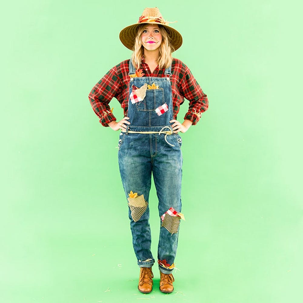 DIY Scarecrow Costume With Your Own Clothes - Brit + Co - Brit + Co