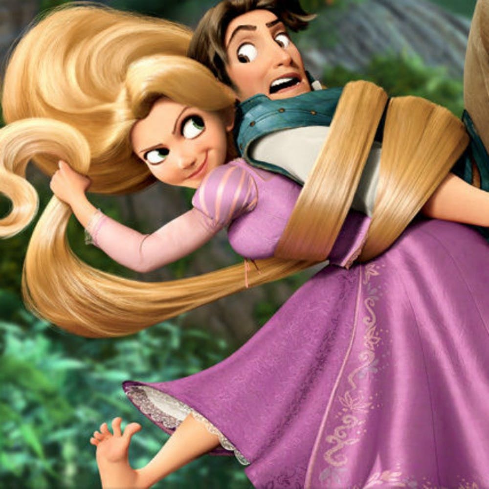 Rapunzel And Eugene Hug