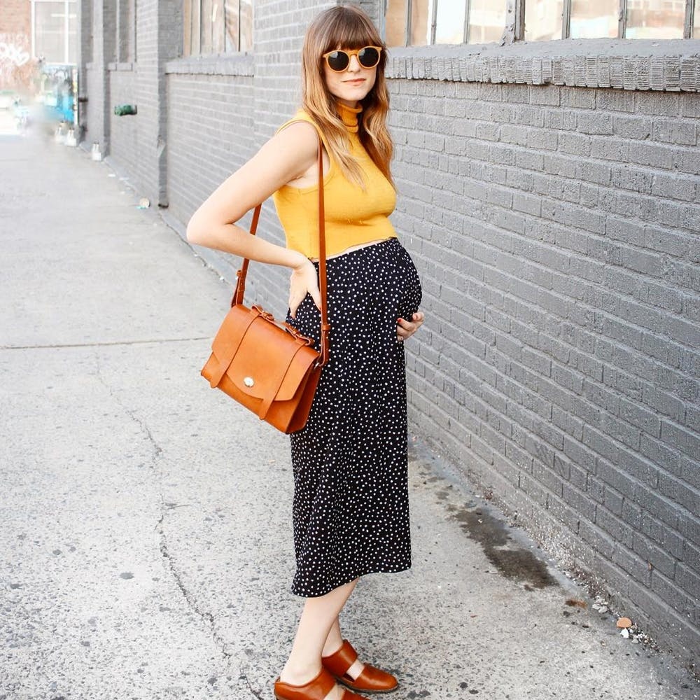 15 Chic Ways to Style Your Bump This Fall - Brit + Co