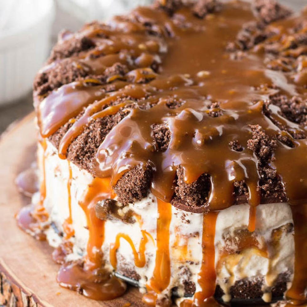 Coffee Ice Cream Cake - The Little Epicurean