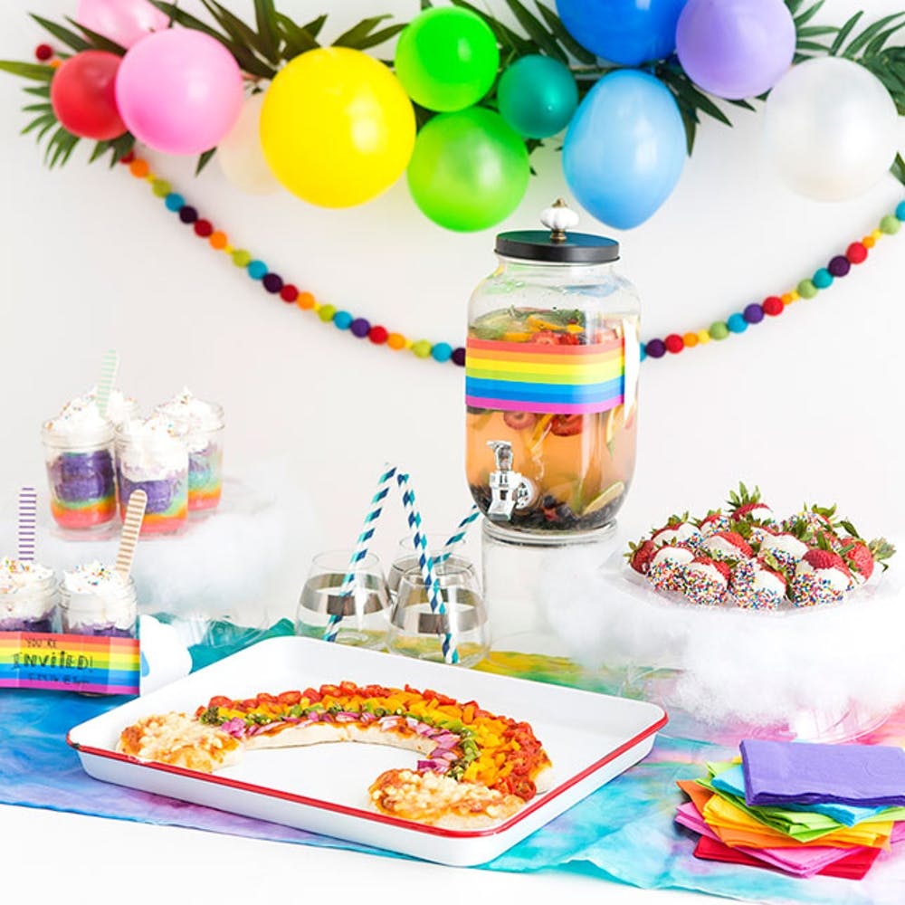 Throw the Ultimate Rainbow Party With These 8 Colorful DIYs - Brit + Co