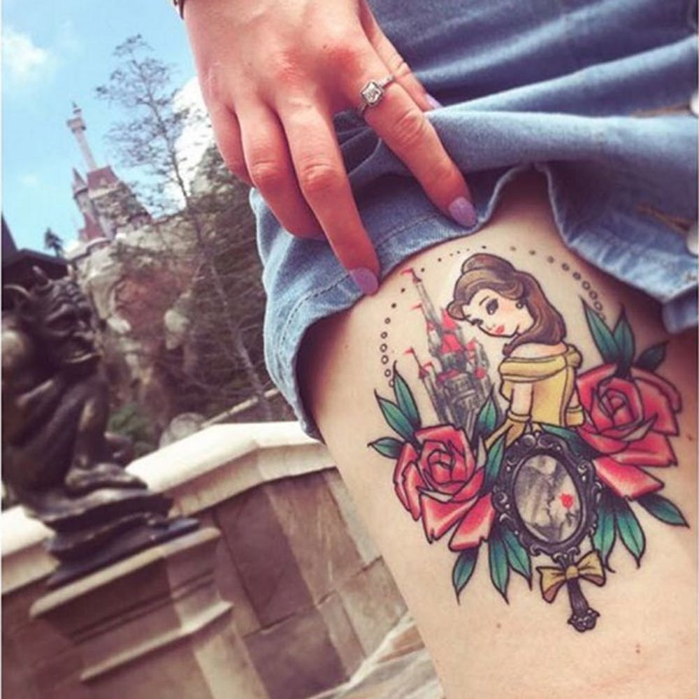 Van Bree Tattoo  Super lovely Disney castle mirror by Rhian  Facebook