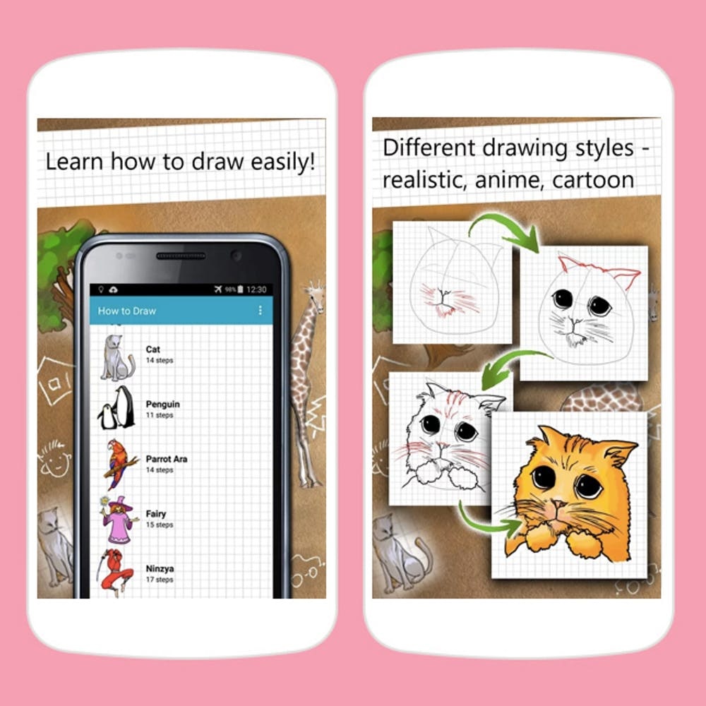 5 Apps That Will Actually Teach You How to Draw - Brit + Co