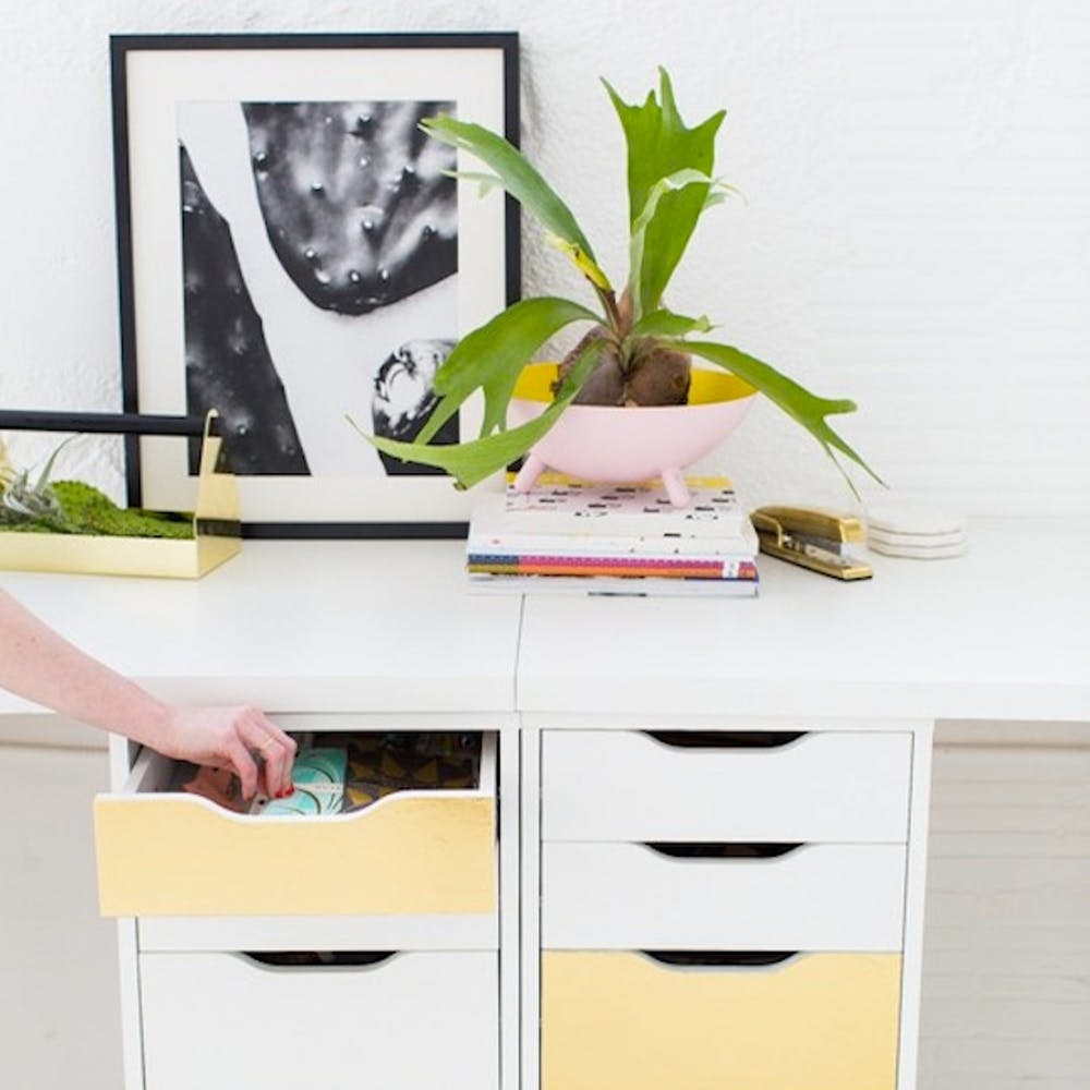 Ikea Hack: Alex drawers converted into model craft paint storage