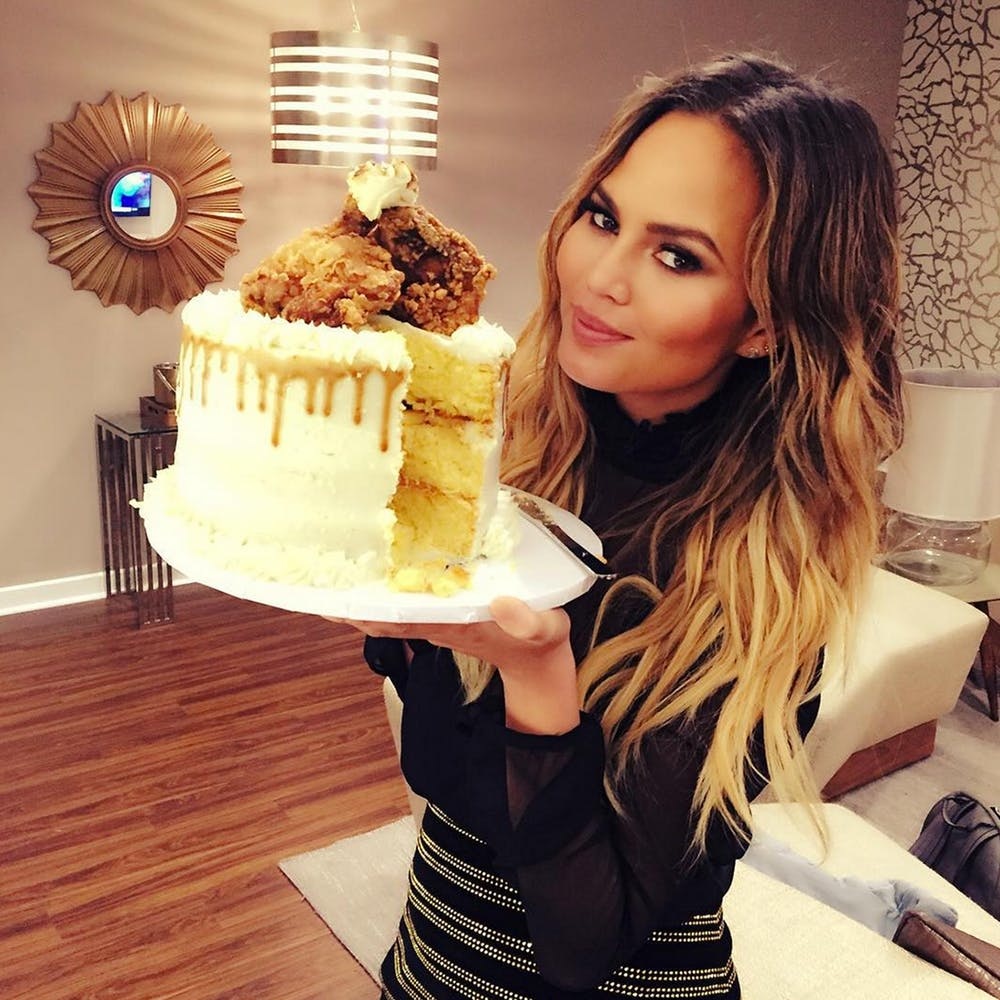 Chrissy Teigen's Savory Cake Will Be Your Guests' Favorite Thanksgiving  Dish - Brit + Co