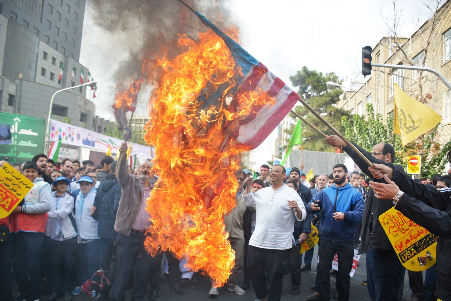 Image result for Thousands of Iranians Chant 'Death to America' on Embassy Takeover Anniversary