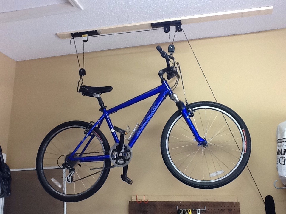Bicycle Lift On Your Garage Ceiling