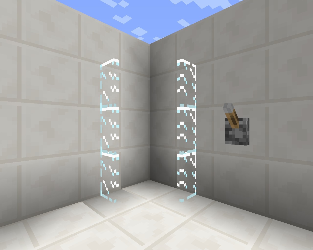 How to create a working shower in minecraft - B+C Guides