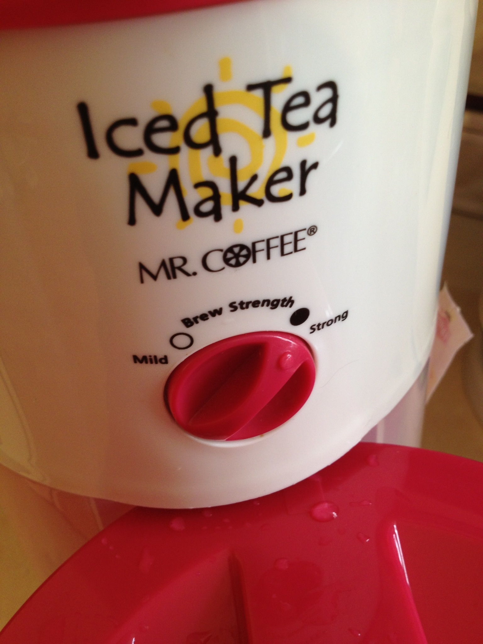 Mr Coffee Ice Tea Maker Red