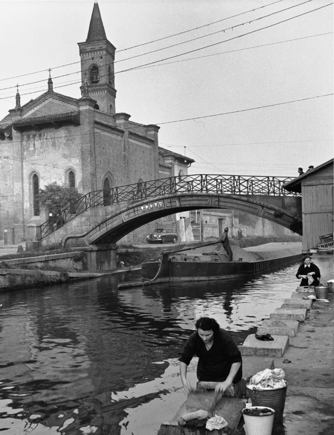 Naviglio a San Cristoforo, Milano, anni '50