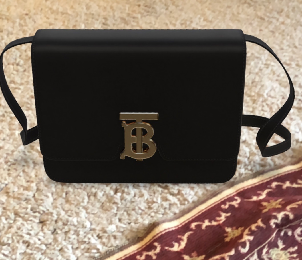 burberry medium leather tb bag 3d