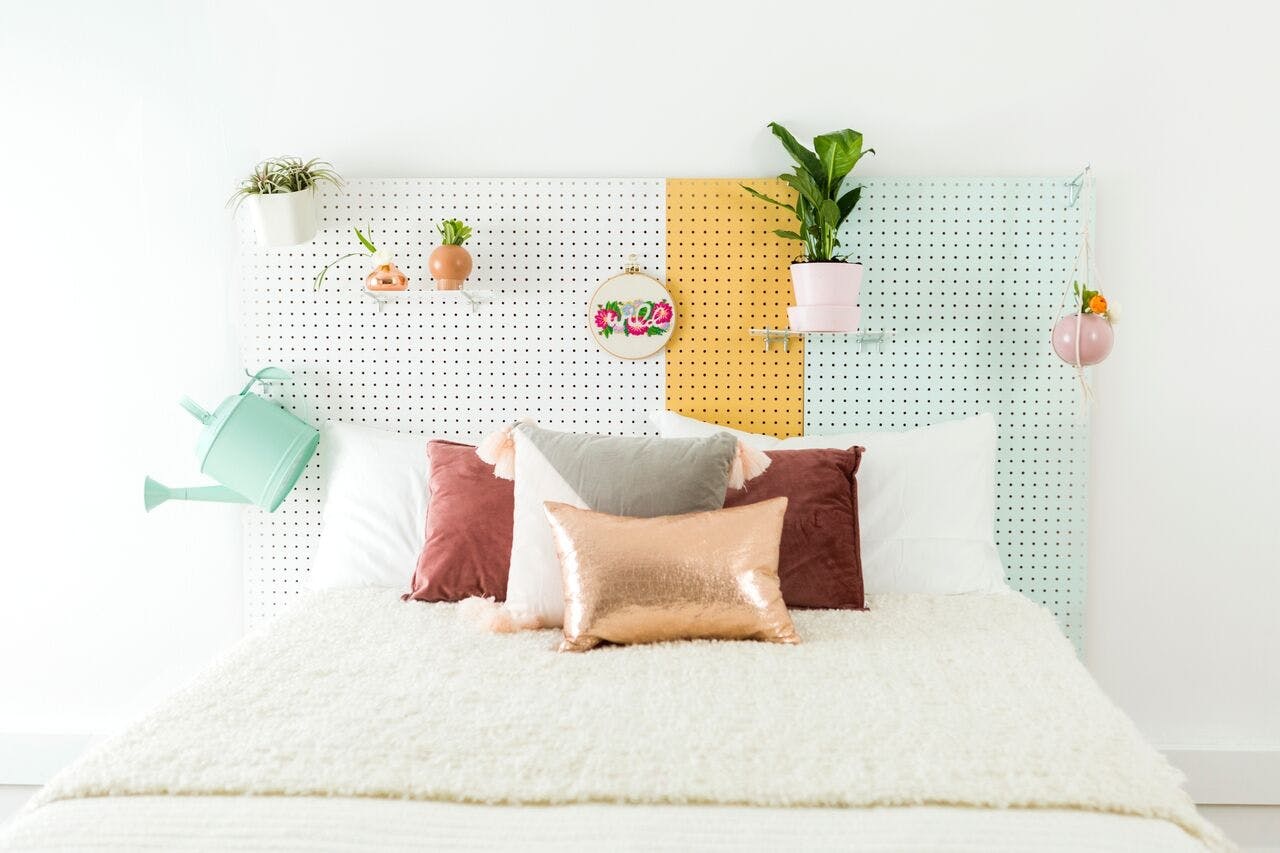  Pegboard Headboard