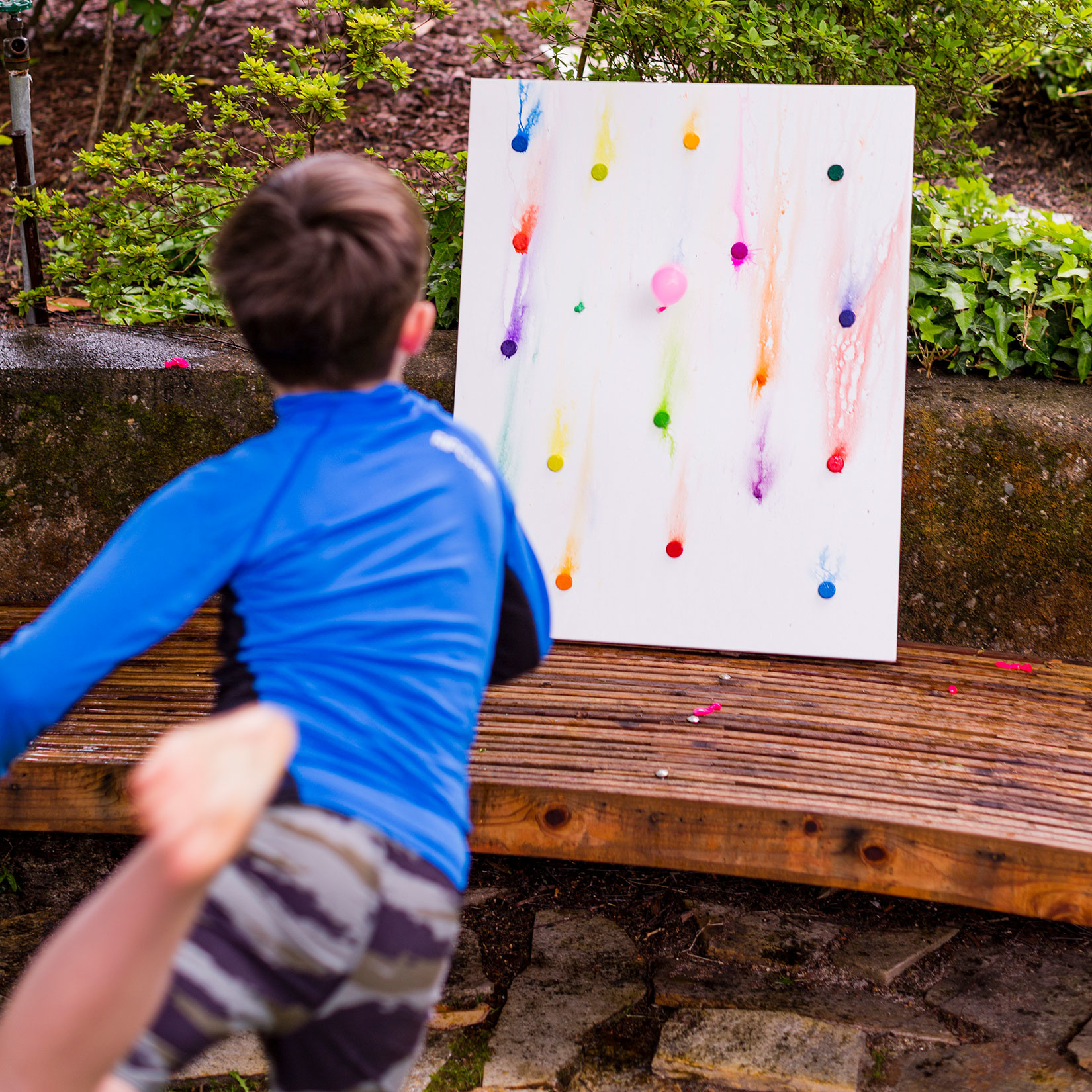 Backyard Art FTW DIY Water Balloon Watercolor Art Brit Co