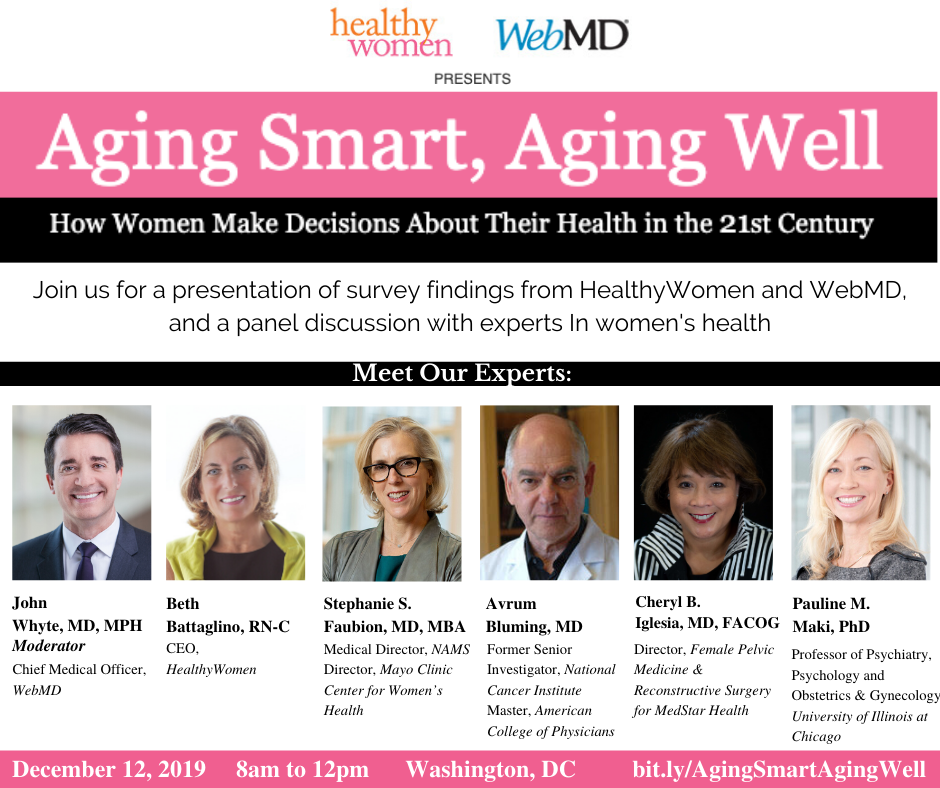 Aging Smart Aging Well Survey Findings and Videos HealthyWomen