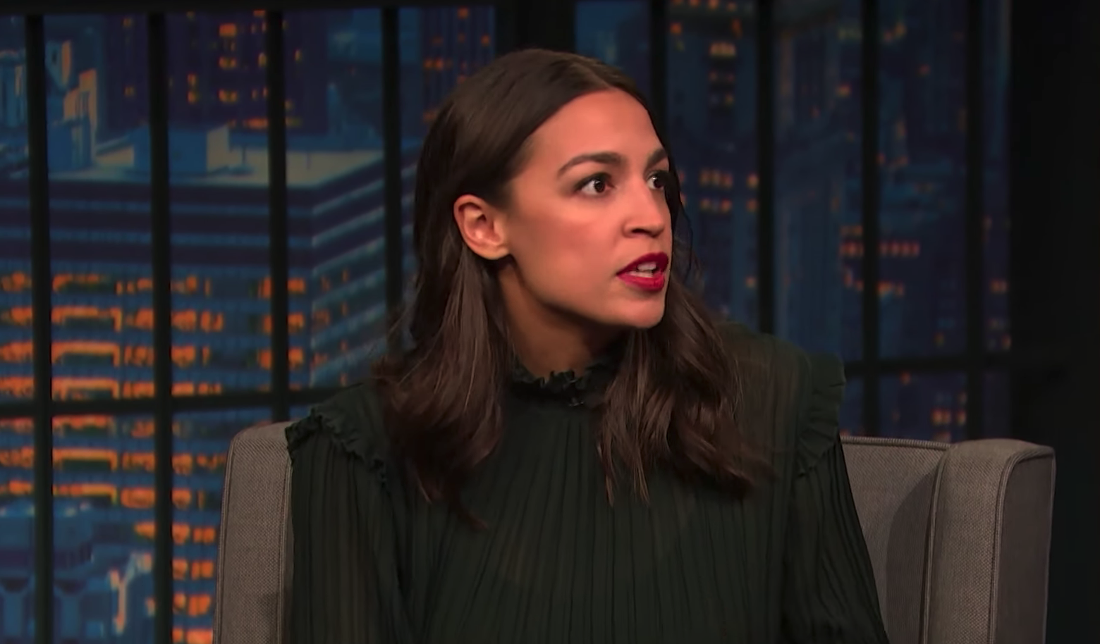 Seth meyers hot sale alexandria ocasio cortez