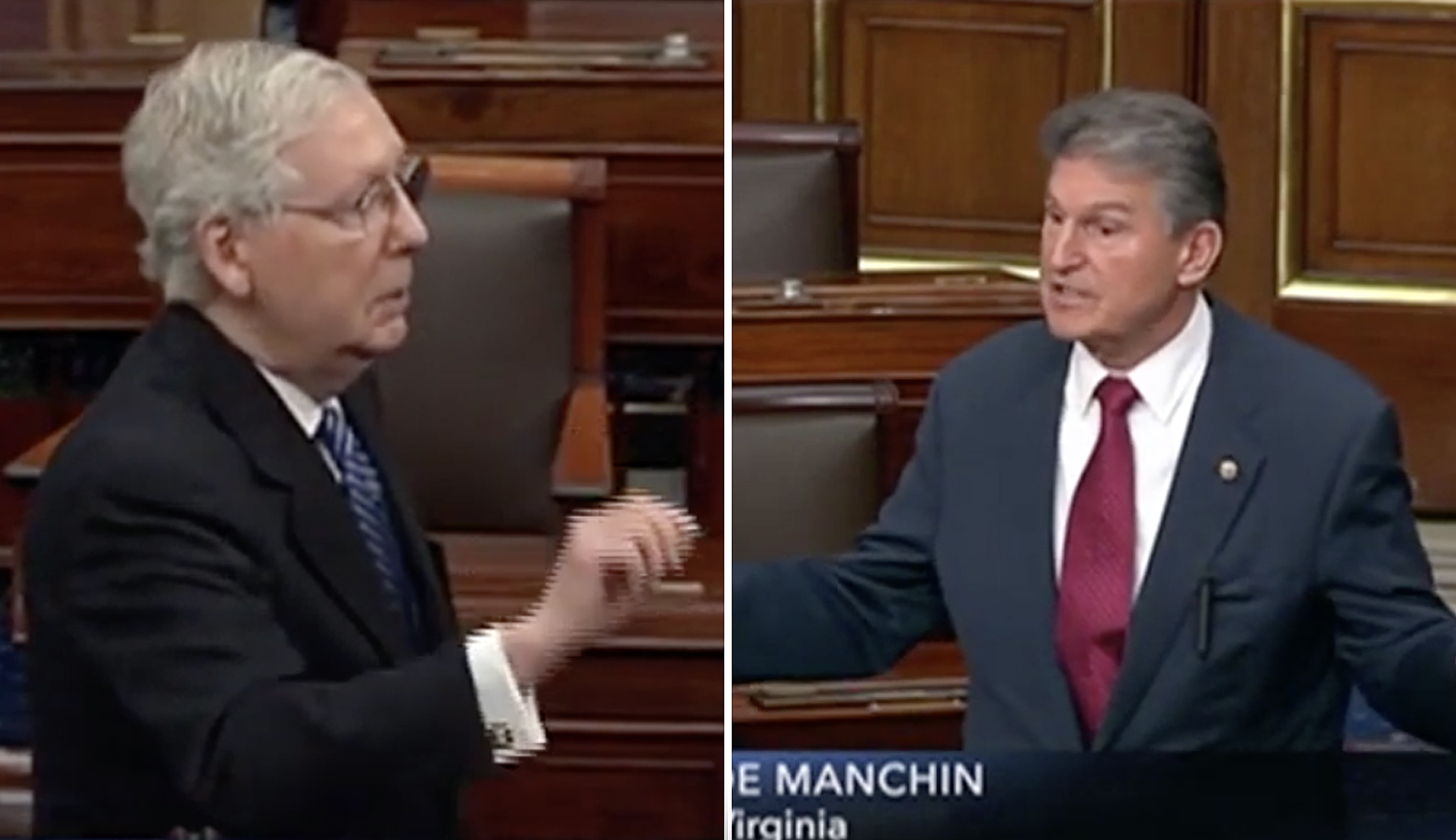Sen Joe Manchin Erupts Into Shouting Match With Mcconnell You Re More Concerned About The Health Of Wall Street Alternet Org