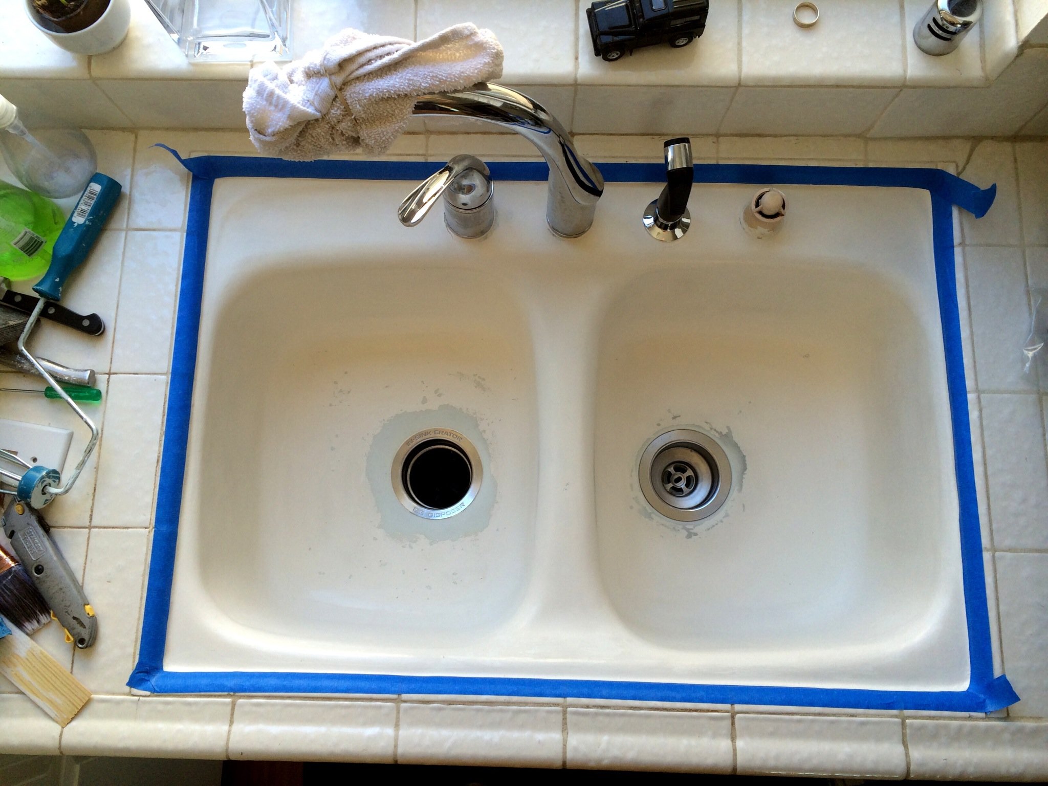 refinishing kitchen sink 87112
