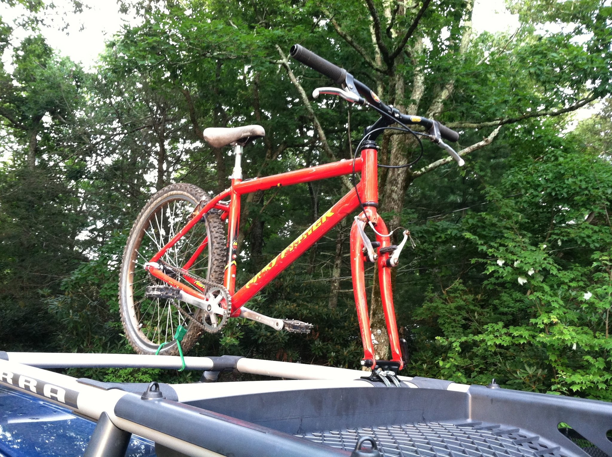 bike attachment for roof rack