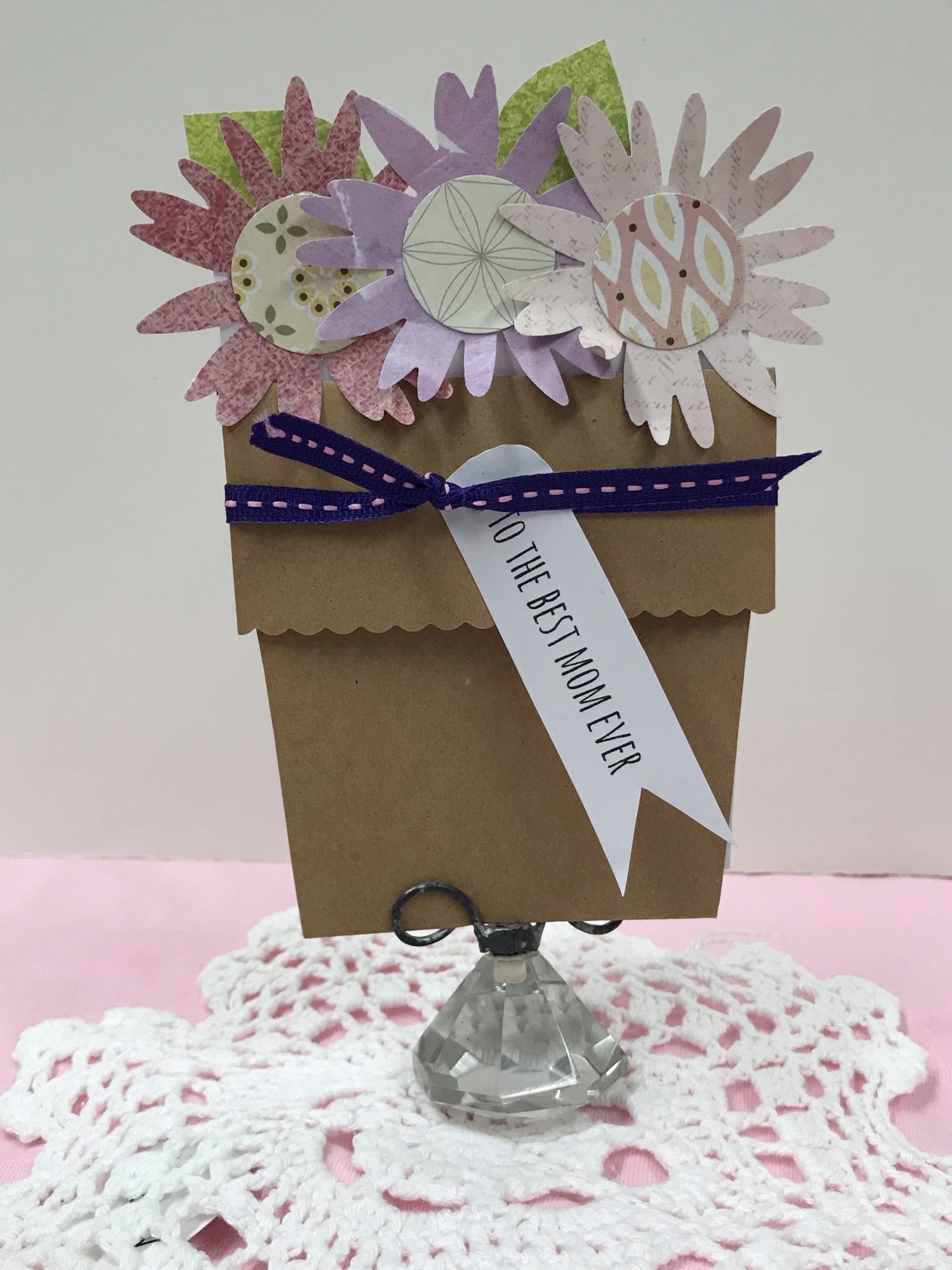 How to make a flowerpot card for mom's day (or any day!) - B+C Guides